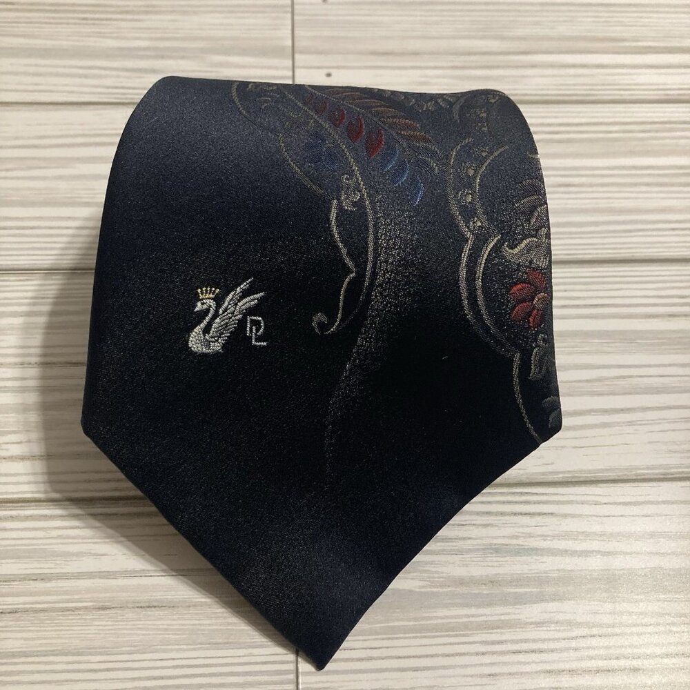 Vintage Mens Don Loper Beverly Hills Wild Paisley Print Tie Pre-owned